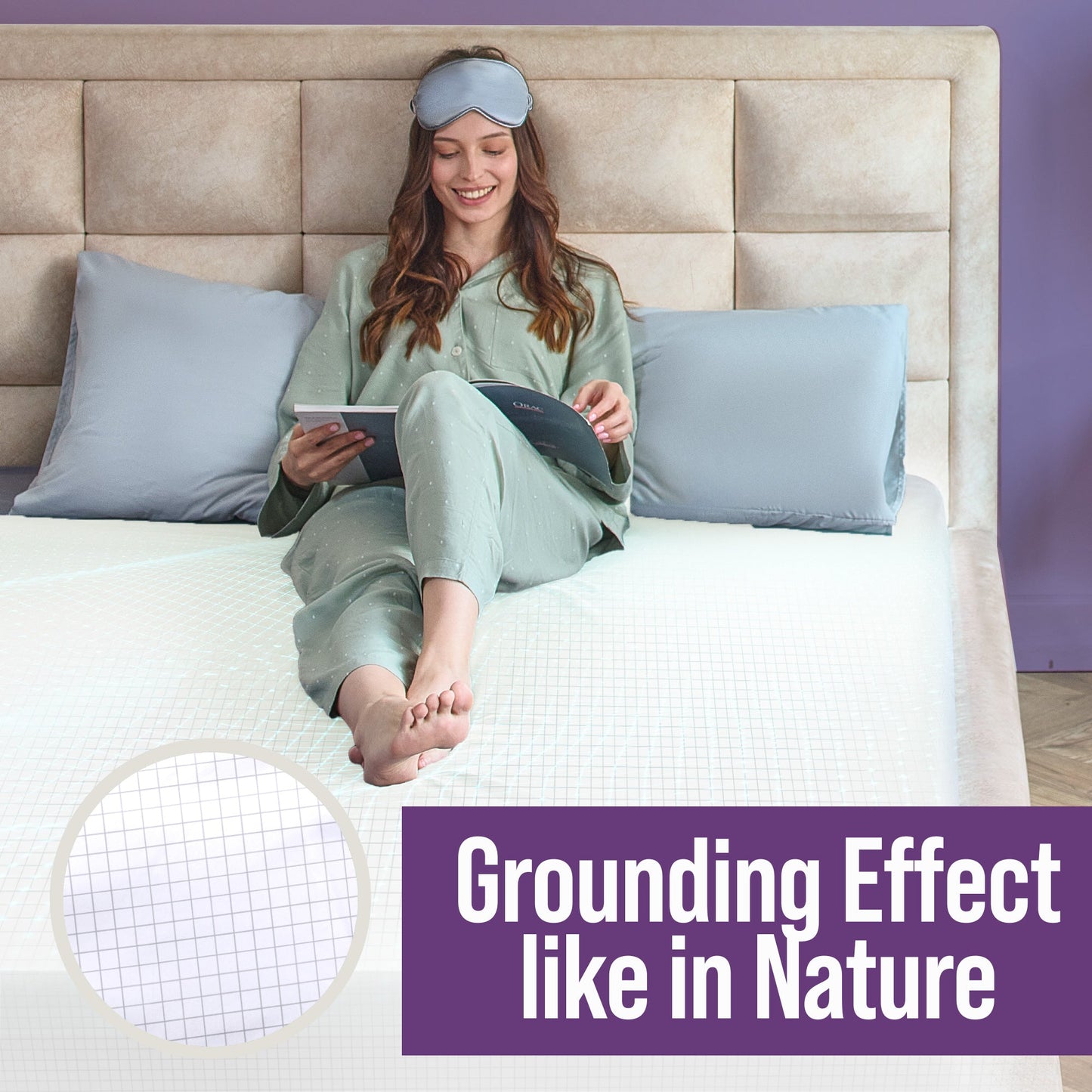 Earth Grounding Fitted Sheet