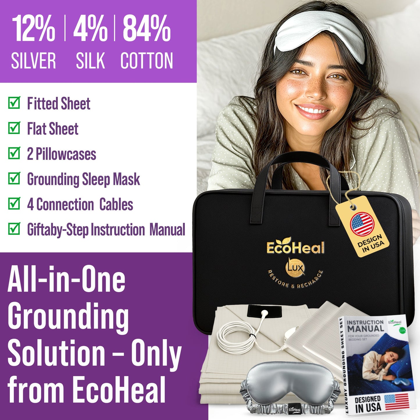 Grounding Sheet Set – Flat, Fitted, Pillowcases