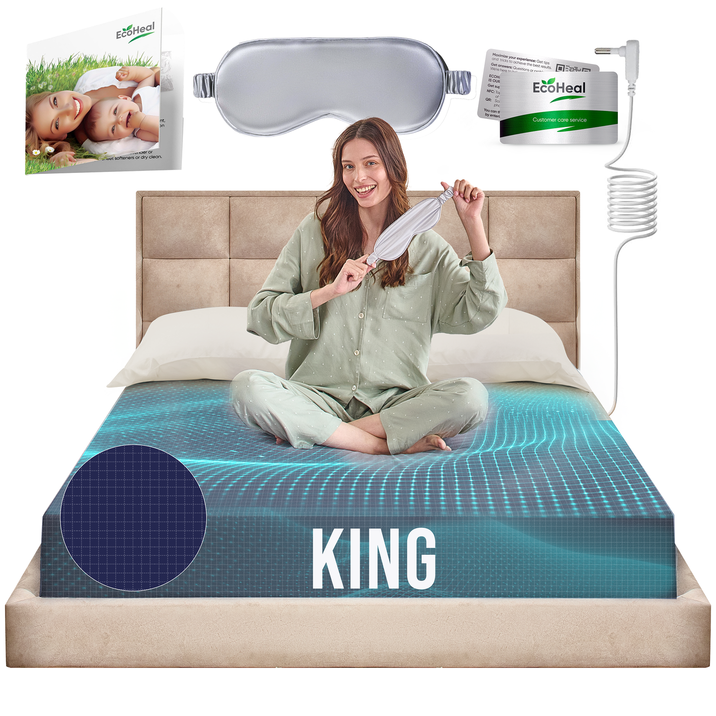 Earth Grounding Fitted Sheet