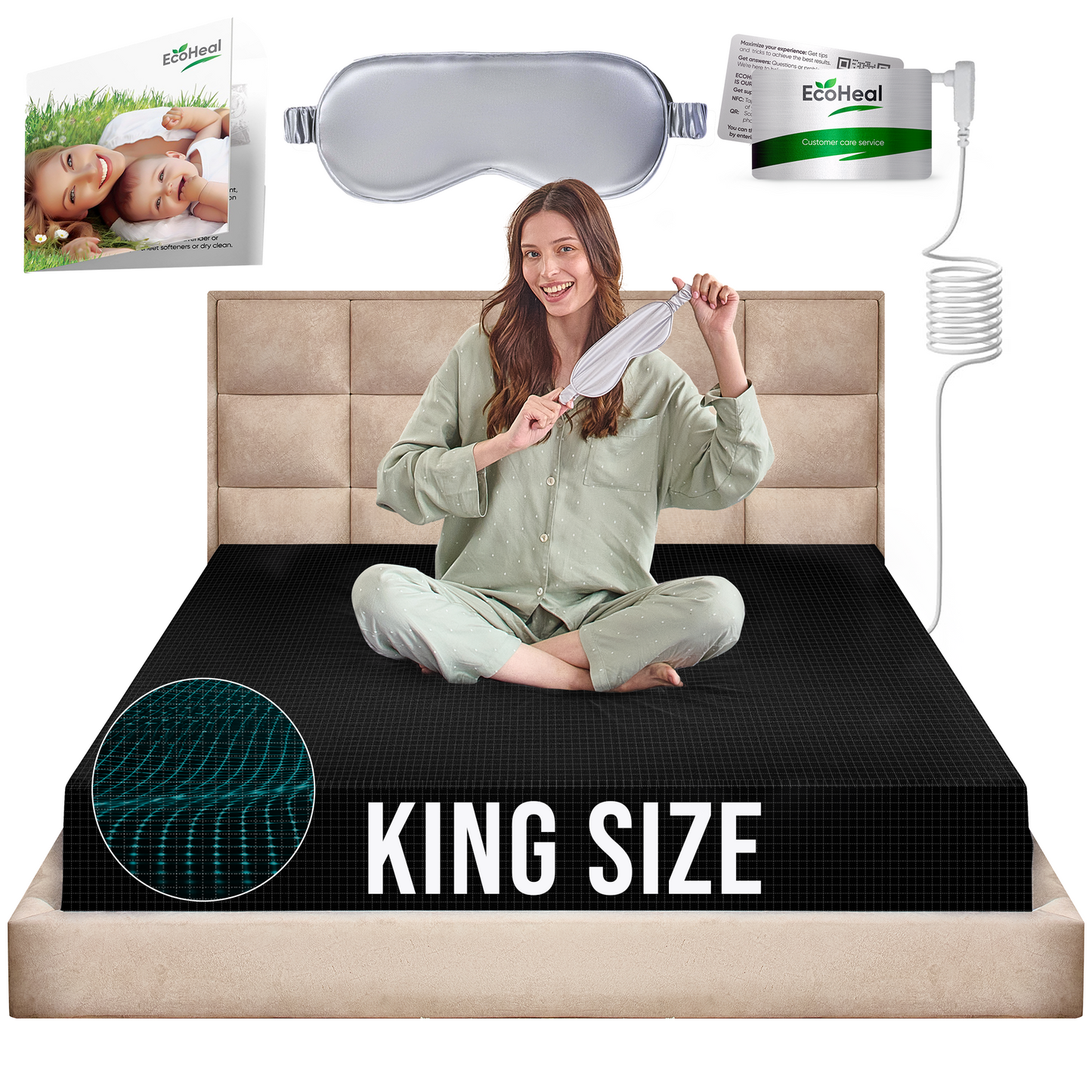 Earth Grounding Fitted Sheet