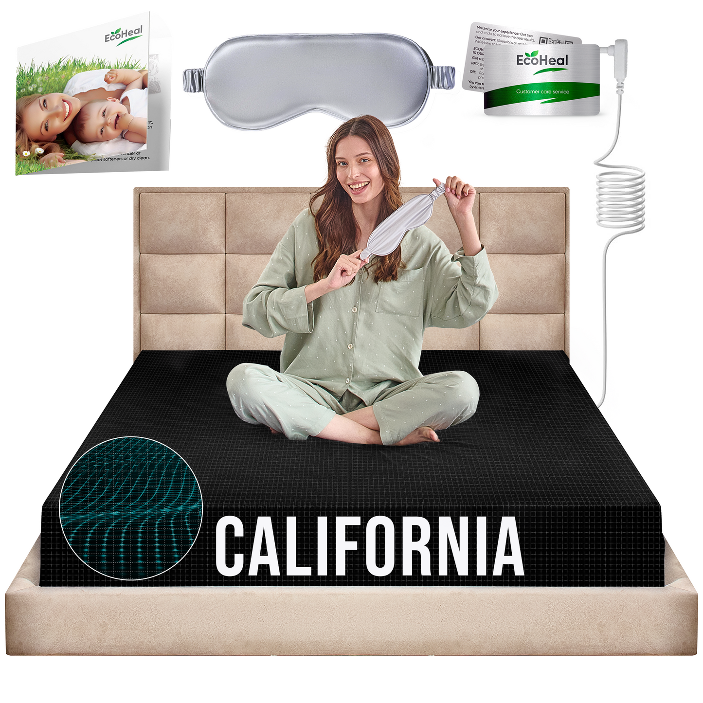 Earth Grounding Fitted Sheet