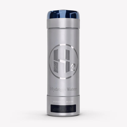 Hydrogen Water Bottle Generator Silver