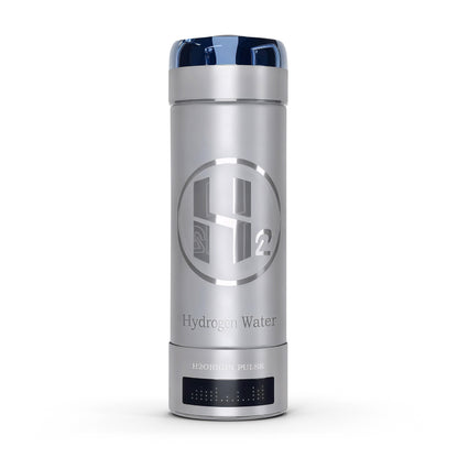 Hydrogen Water Bottle Generator Silver