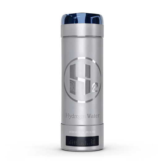 Hydrogen Water Bottle Generator Silver
