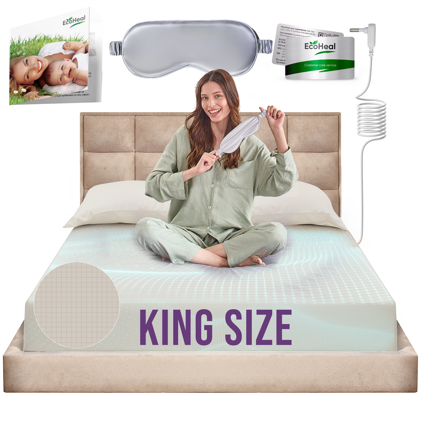 Earth Grounding Fitted Sheet